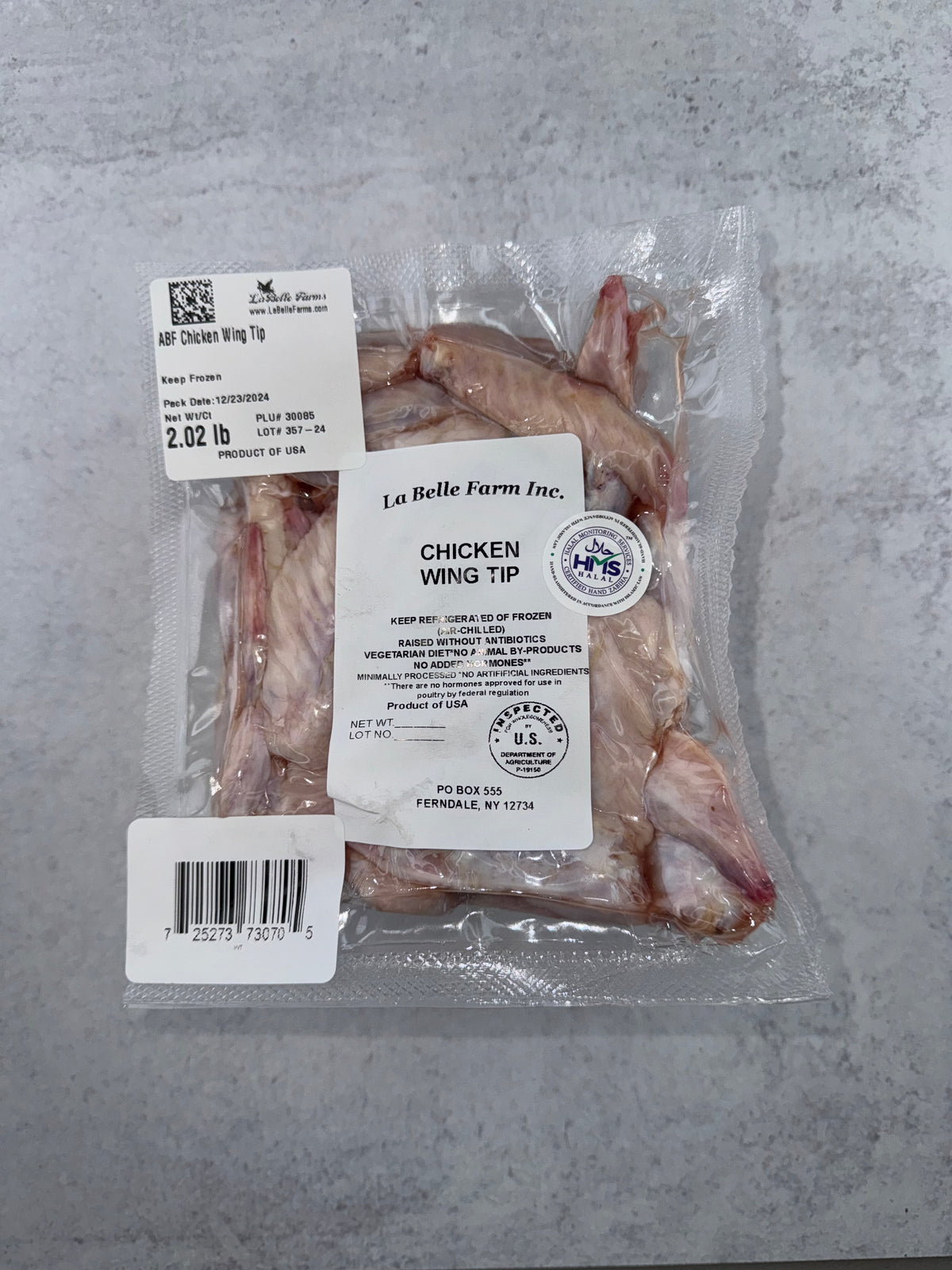 LaBelle Farm Chicken Wing Tip, Air Chilled