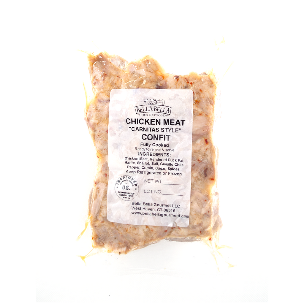 Chicken Meat Confit “Carnitas Style”
