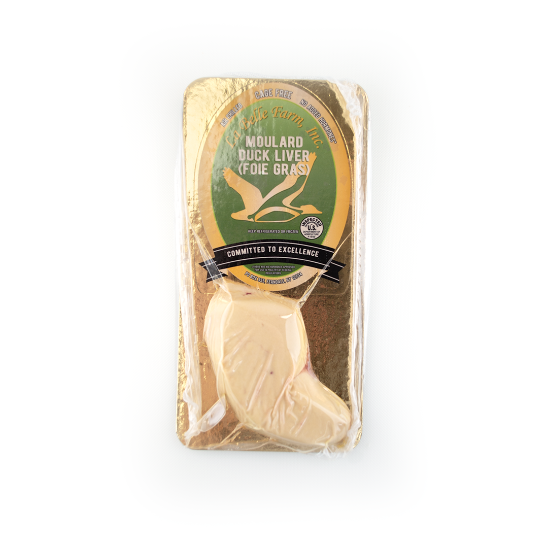 LaBelle Farm’s Frozen Foie Gras Sliced, 2 oz Avg.