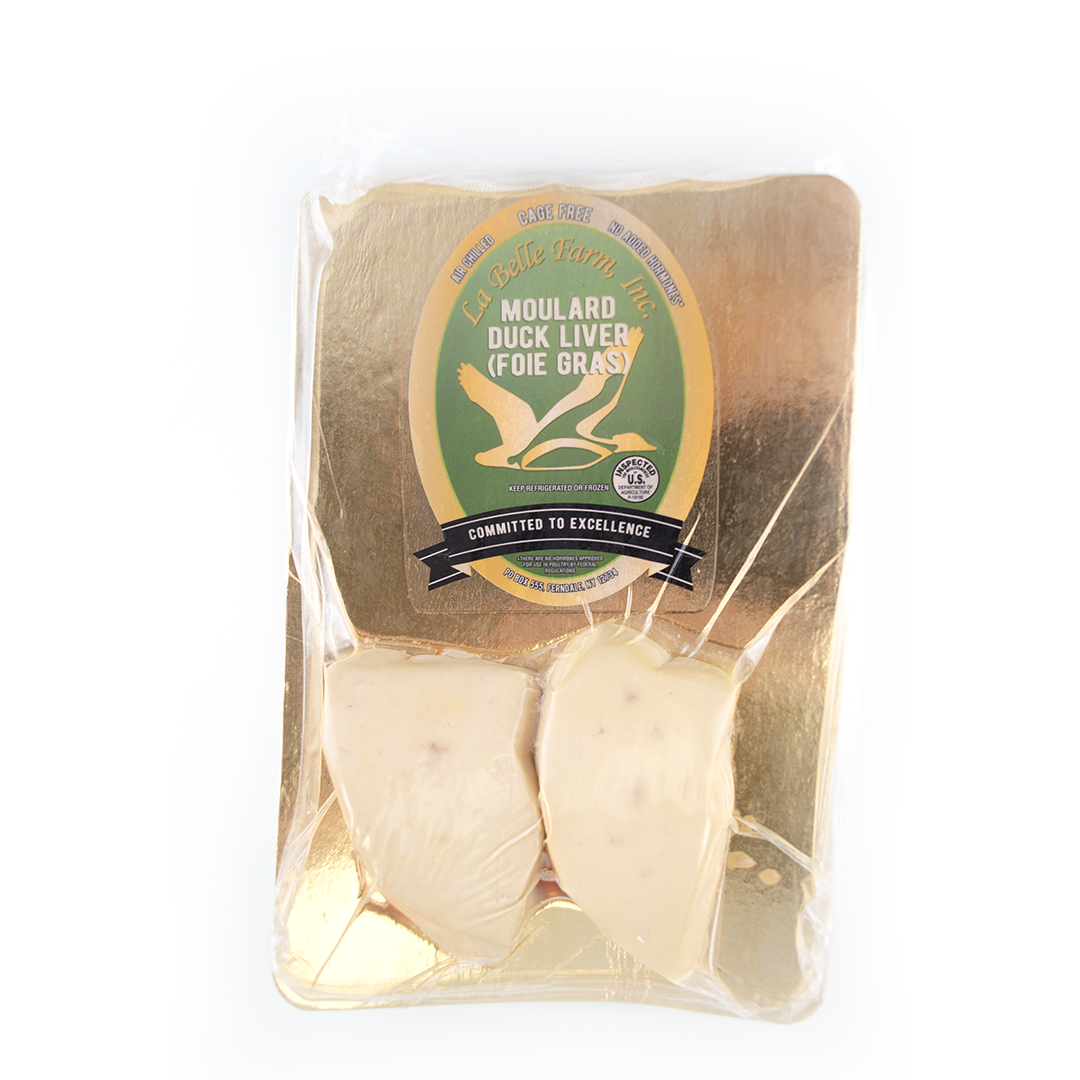 LaBelle Farm’s Frozen Foie Gras Sliced, 2 oz Avg.