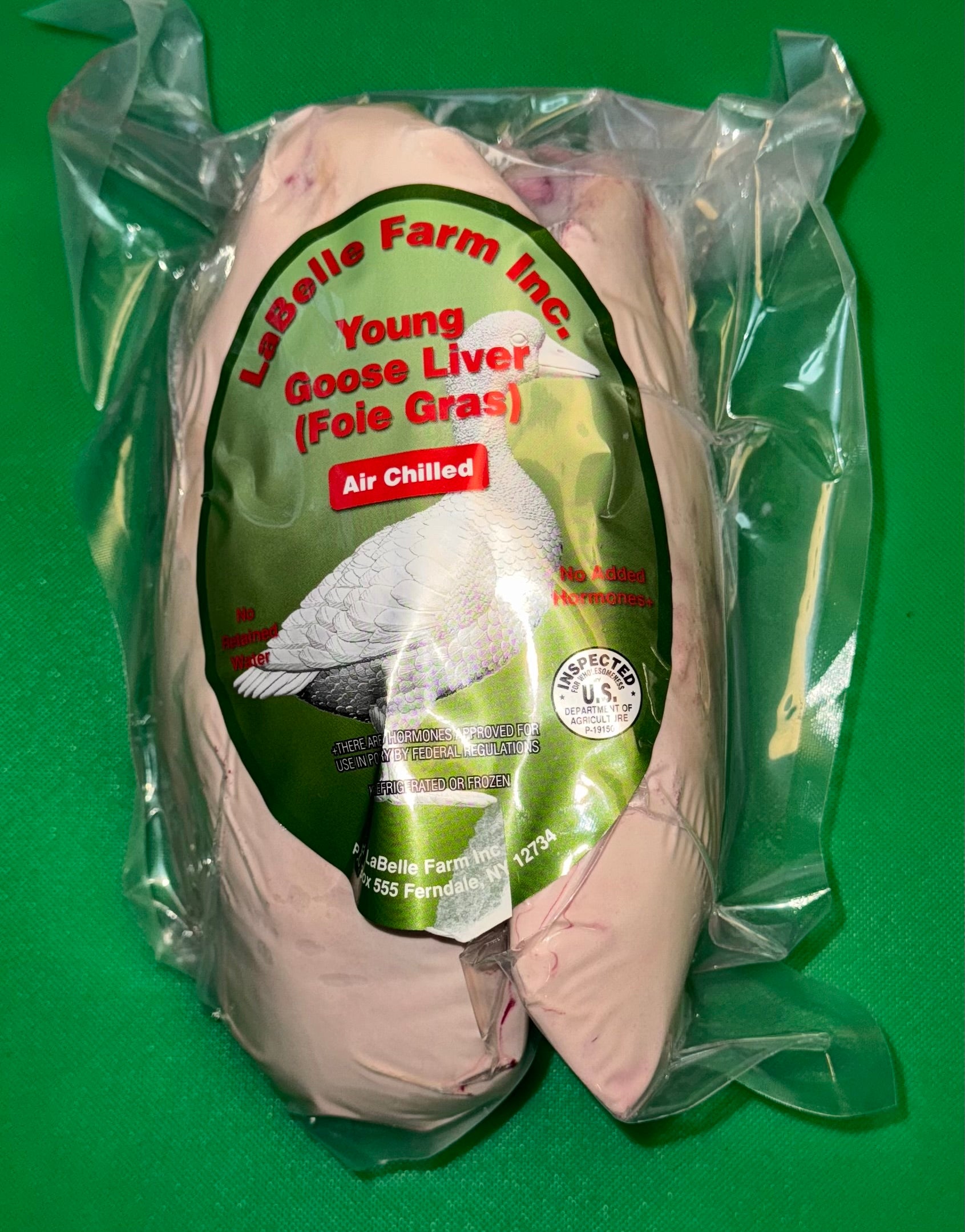 Goose Foie Gras , LaBelle Farm Inc., Frozen - Bella Bella Gourmet