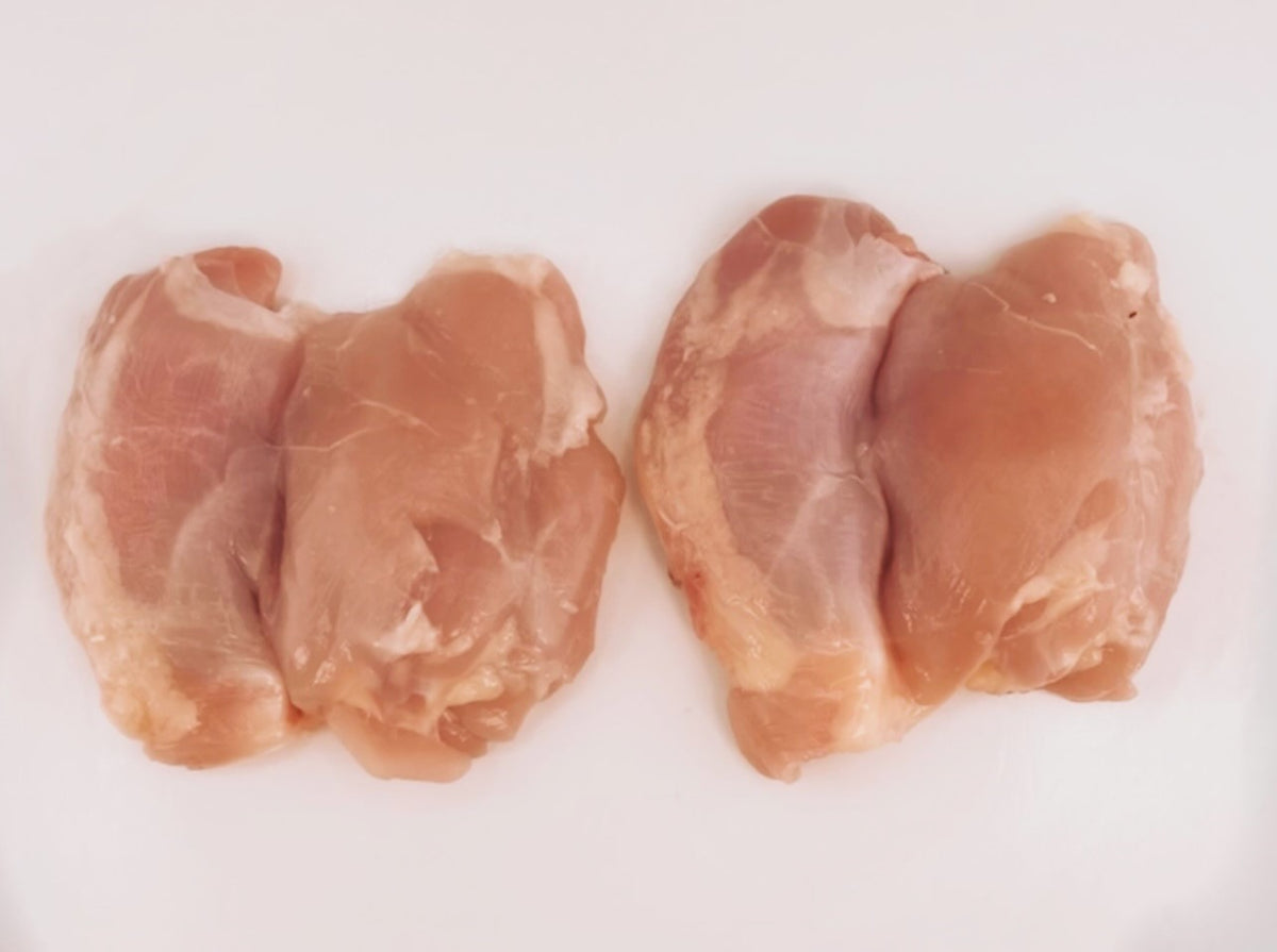 Organic Air-Chilled, Chicken Thighs boneless/ skinless