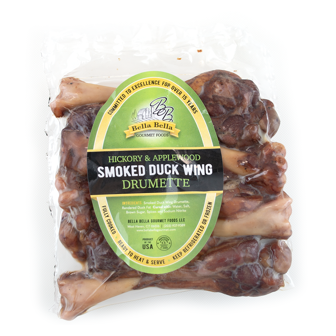 Apple &amp; Hickory Wood Smoked Duck Wing Drumettes (Frenched)