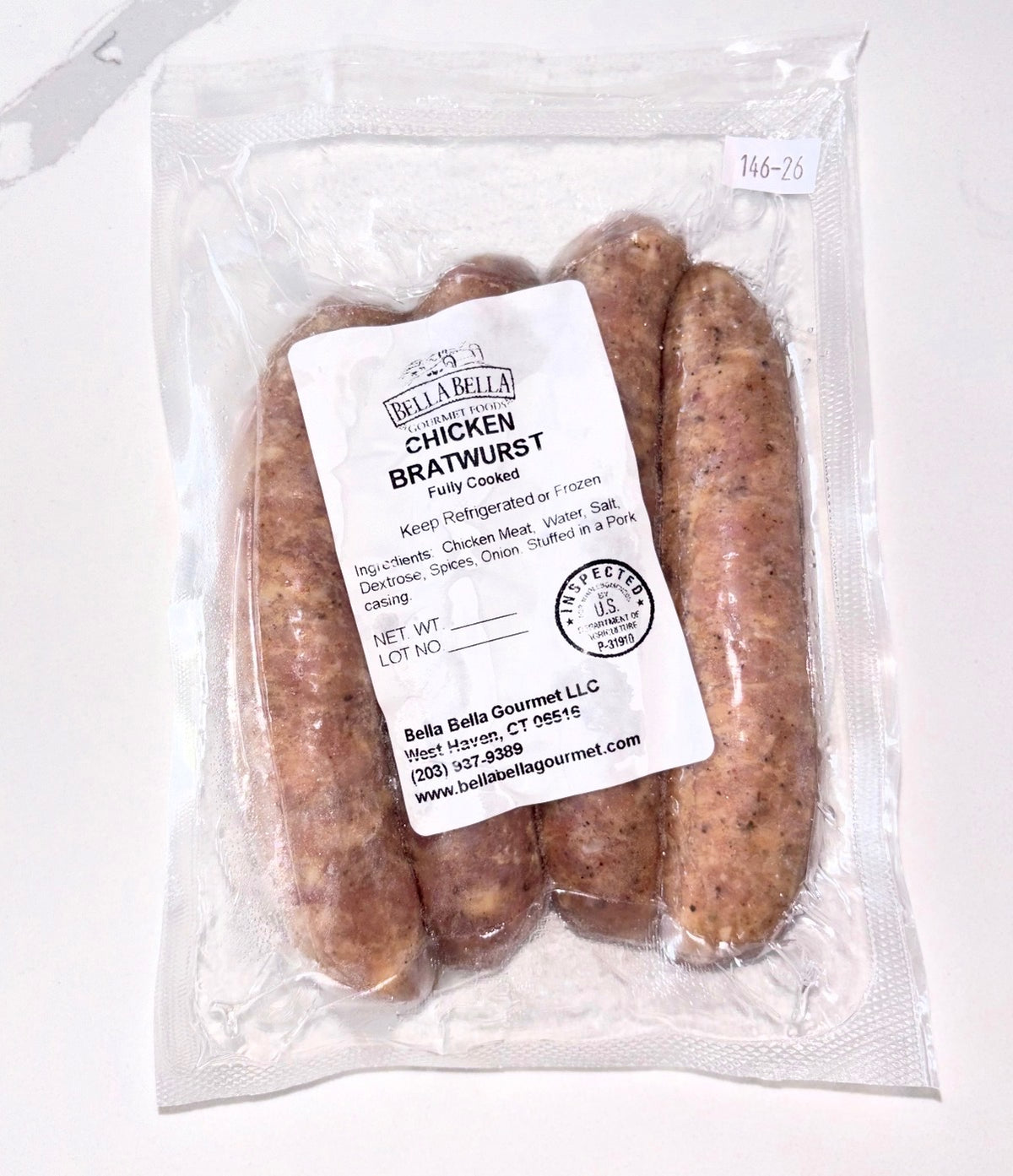 CHICKEN BRATWURST