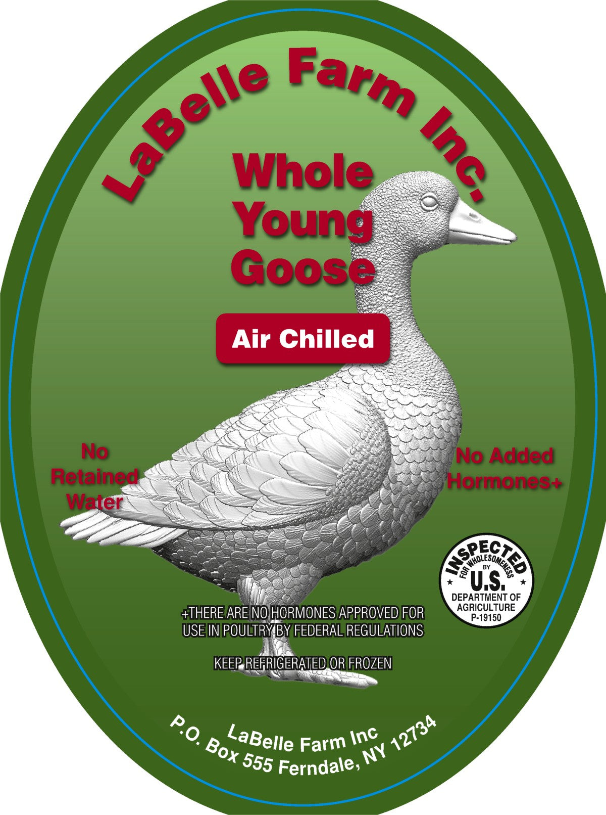 Goose Whole,  Toulouse, Frozen