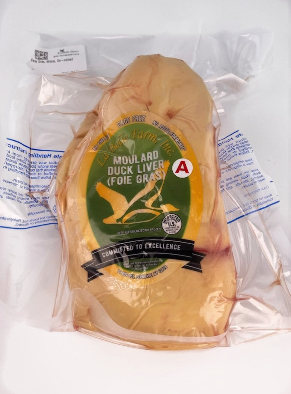 Deveined Duck  Foie Gras 1.25 lb Avg.