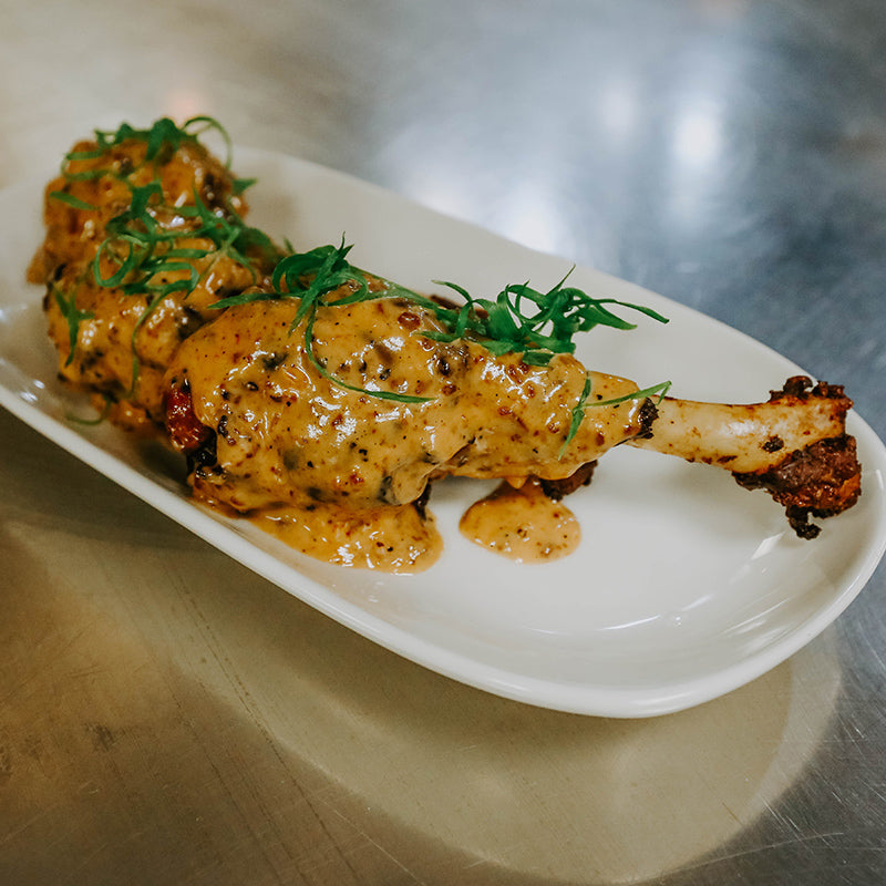 Apple & Hickory Wood Smoked Duck Wing Drumettes (Frenched)